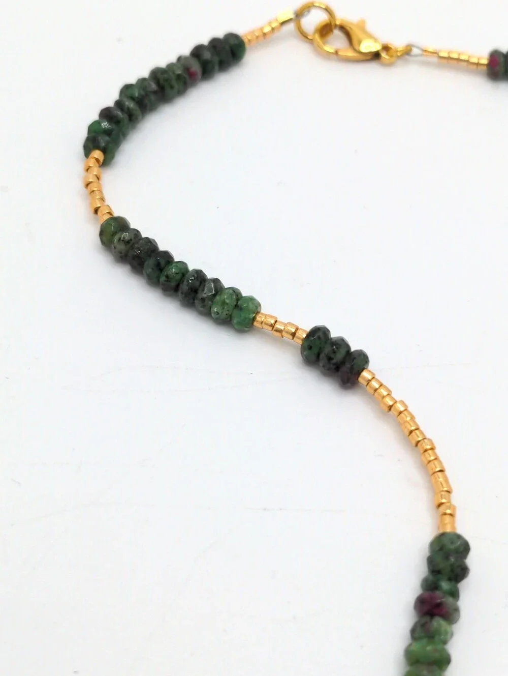 381MIDALANE Ruby Gemstone Choker